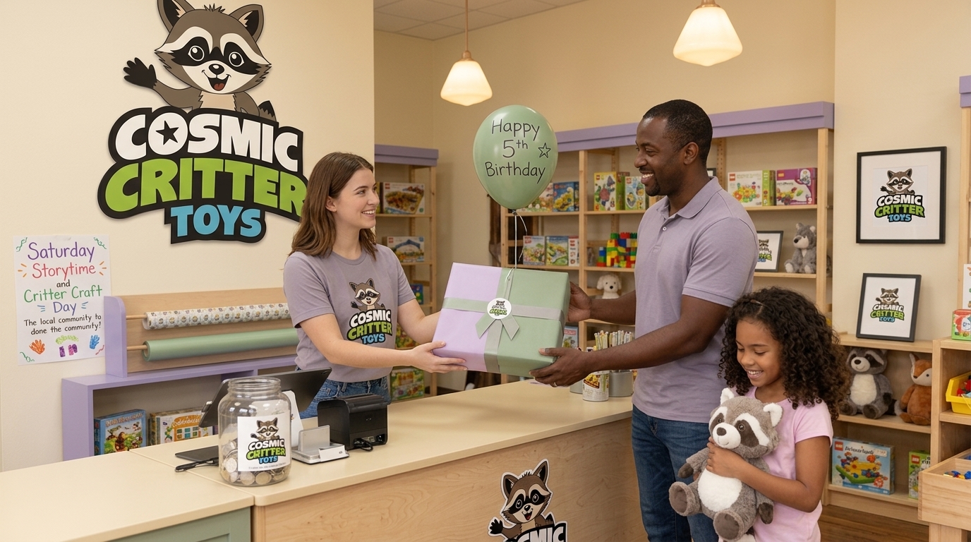 Toy shop supporting local families and community moments